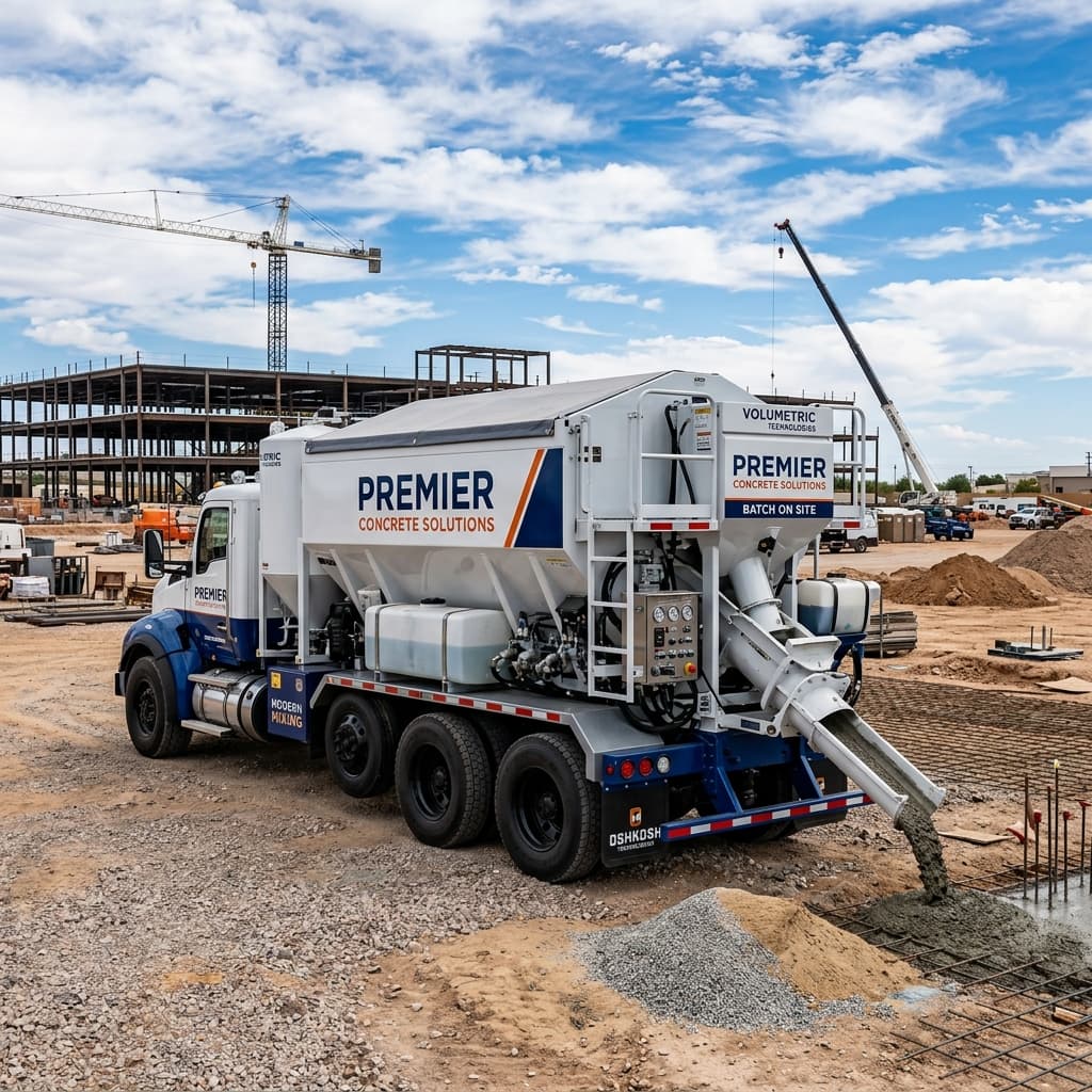 Mix On-Site Concrete - High quality construction material delivery